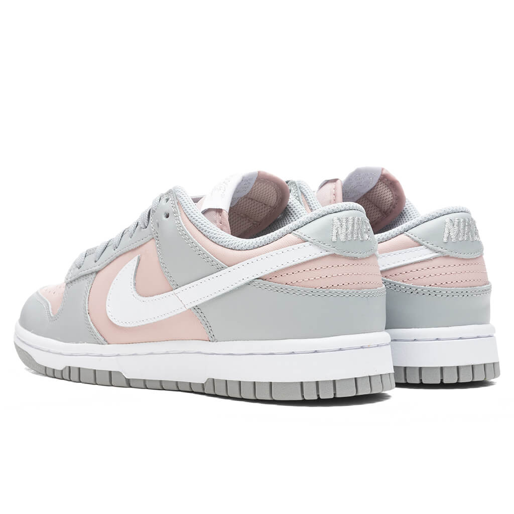 Women's Dunk Low - Pink Oxford/Metallic Silver