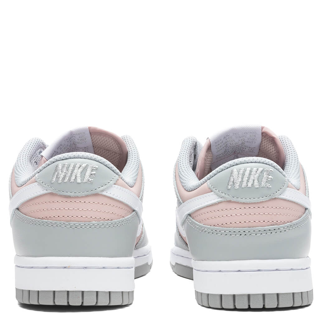 Women's Dunk Low - Pink Oxford/Metallic Silver