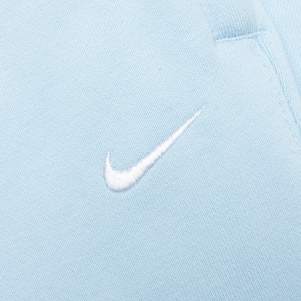 Women's Solo Swoosh Fleece Pants - Celestine Blue/White