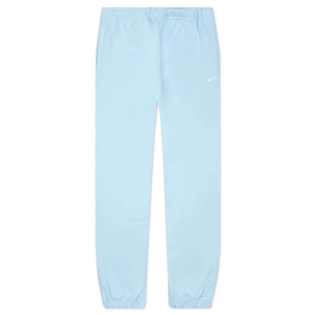 Women's Solo Swoosh Fleece Pants - Celestine Blue/White