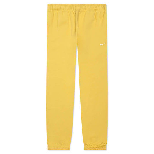 Women's Solo Swoosh Fleece Pants - Yellow