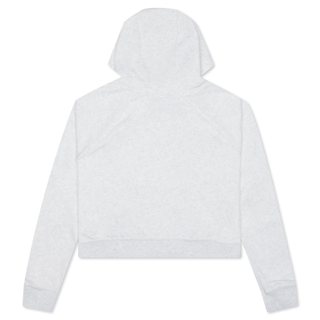 Sportswear Women's Essential Cropped Hoodie - Birch Heather/Black