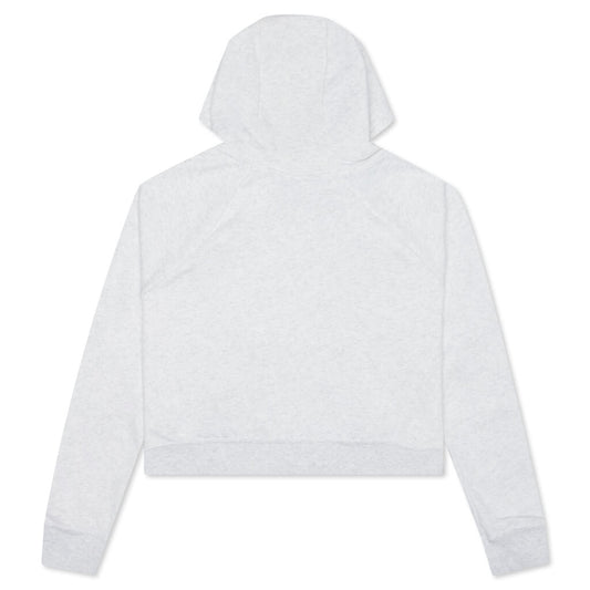Sportswear Women's Essential Cropped Hoodie - Birch Heather/Black