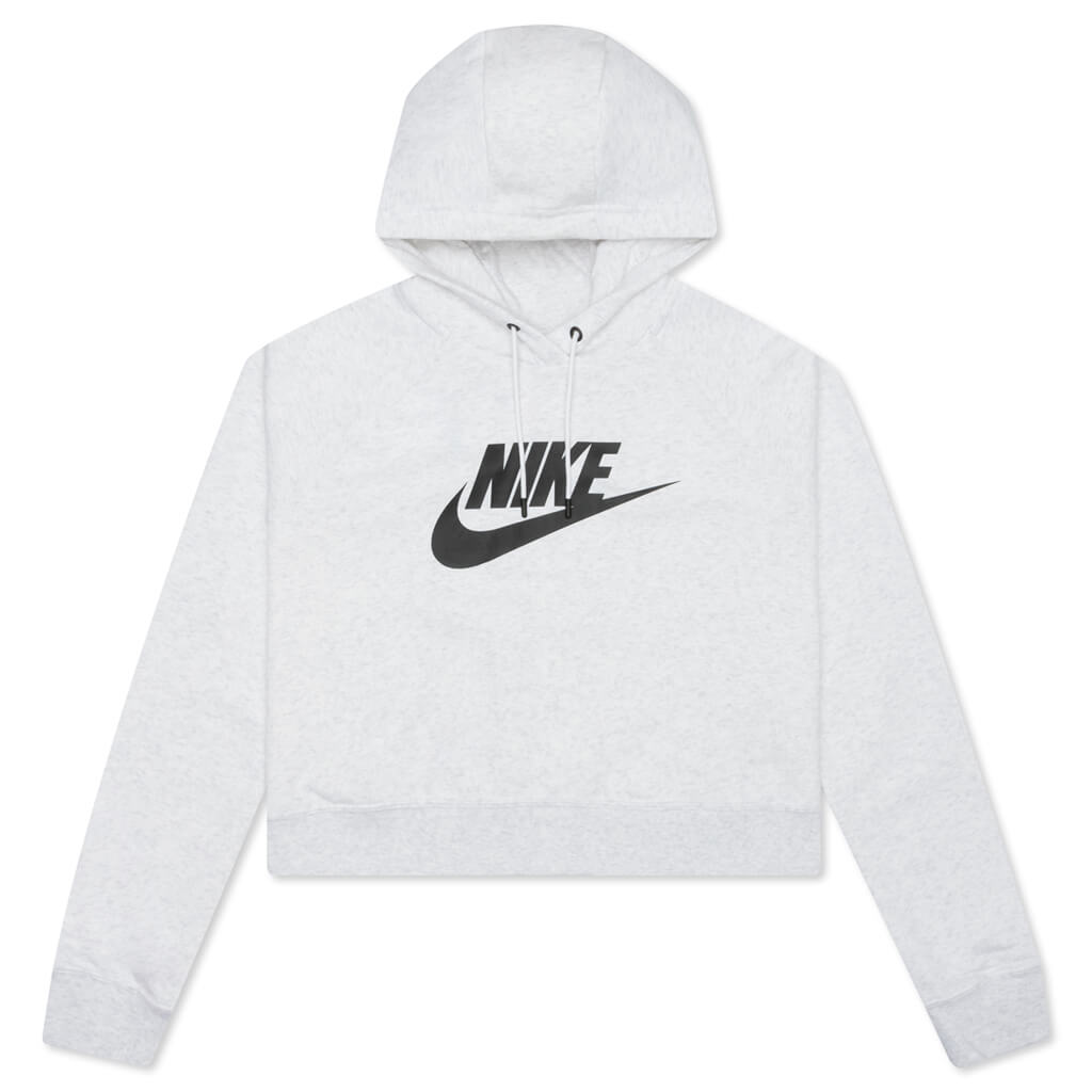 Sportswear Women's Essential Cropped Hoodie - Birch Heather/Black
