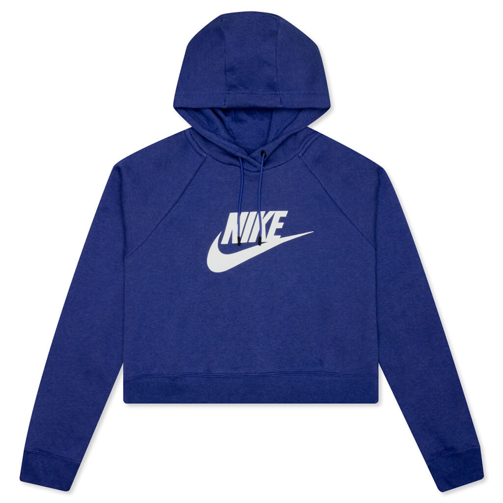 Sportswear Women's Essential Cropped Hoodie - Lapis/Heather