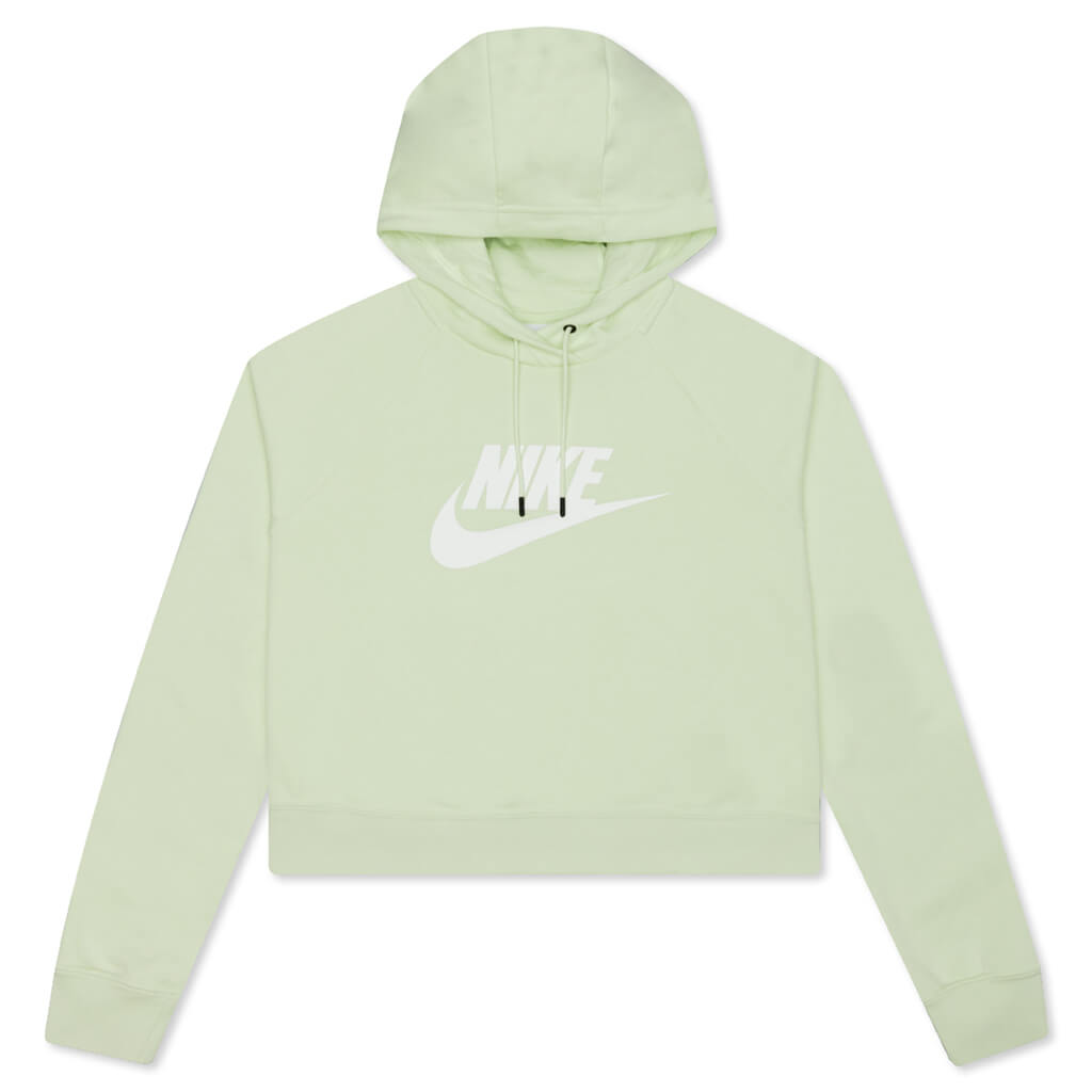 Sportswear Women's Essential Cropped Hoodie - Lime Ice/White