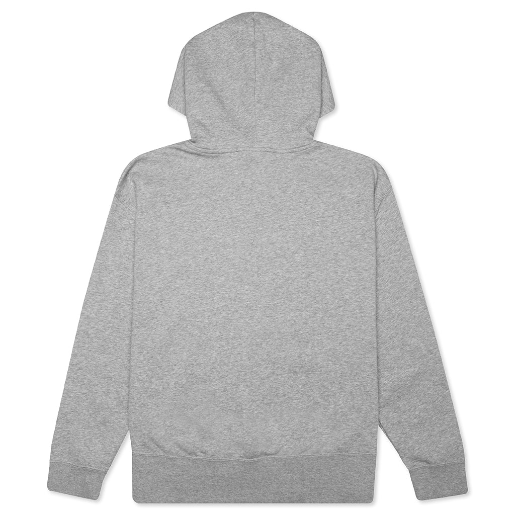 Women's Sportswear Fleece Hoodie - Dark Grey Heather/Matte Silver
