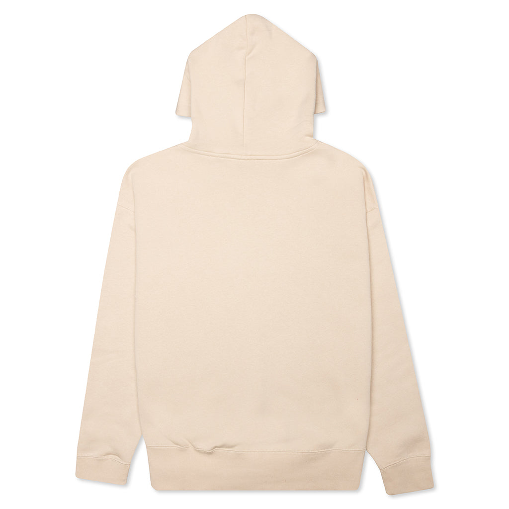 Women's Sportswear Fleece Hoodie - Oatmeal/Black