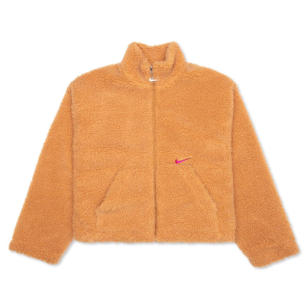 Women's Sportswear Swoosh Jacket - Flax/Cactus Flower