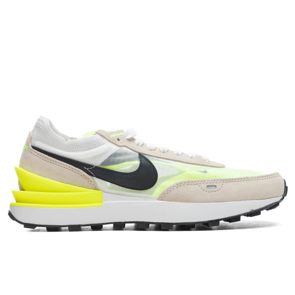 Women's Waffle One - Summit White/Black/Rattan/Volt
