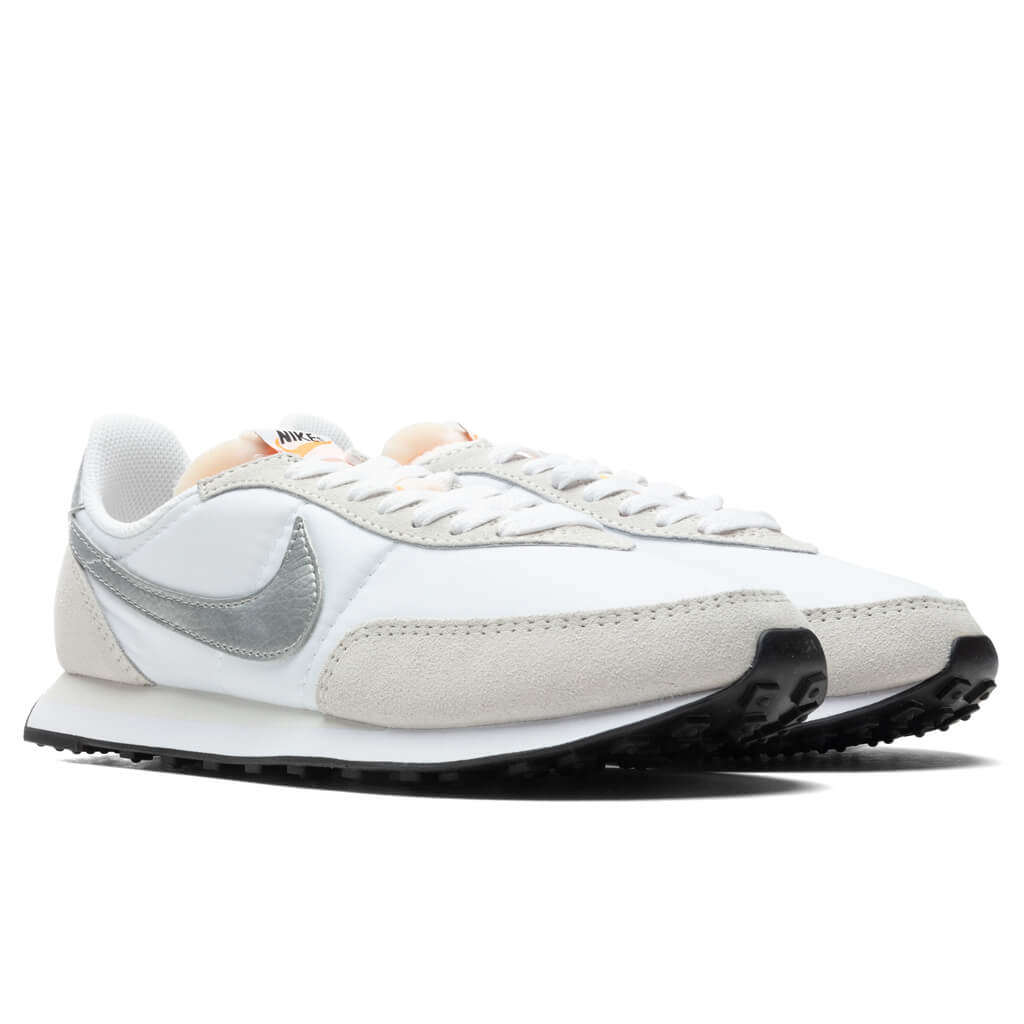 Women's Waffle Trainer 2 - White/Metallic Silver