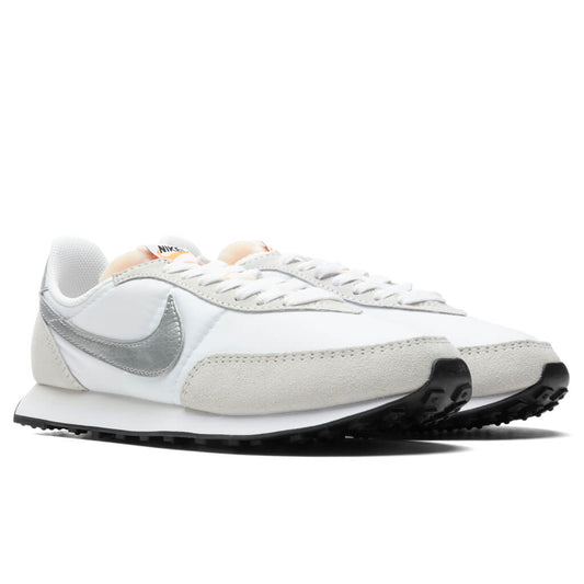 Women's Waffle Trainer 2 - White/Metallic Silver