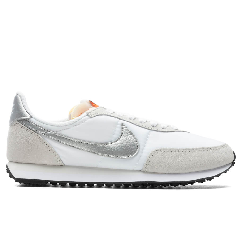 Women's Waffle Trainer 2 - White/Metallic Silver
