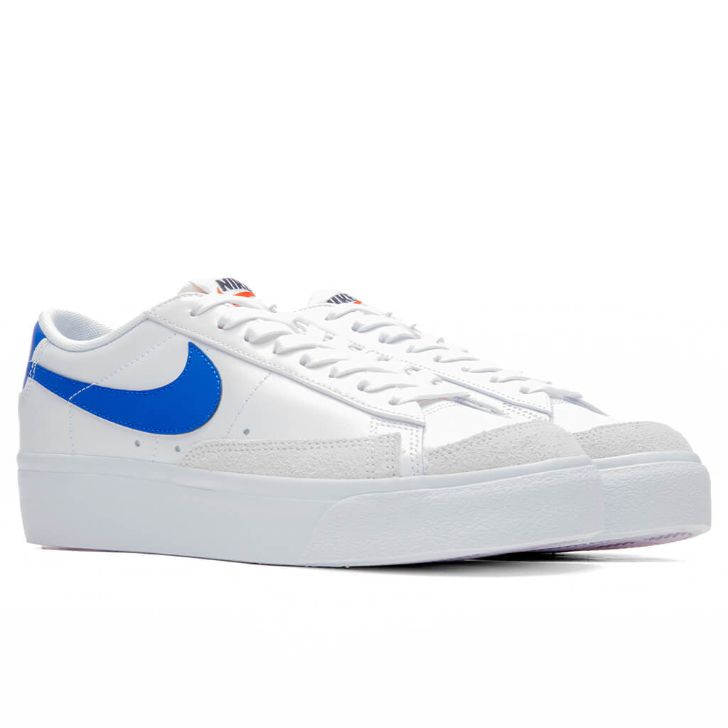 Women's Blazer Low Platform - White/Game Royal/Summit White