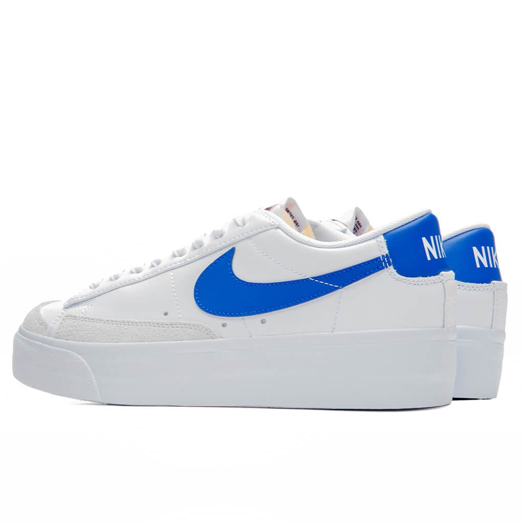 Women's Blazer Low Platform - White/Game Royal/Summit White