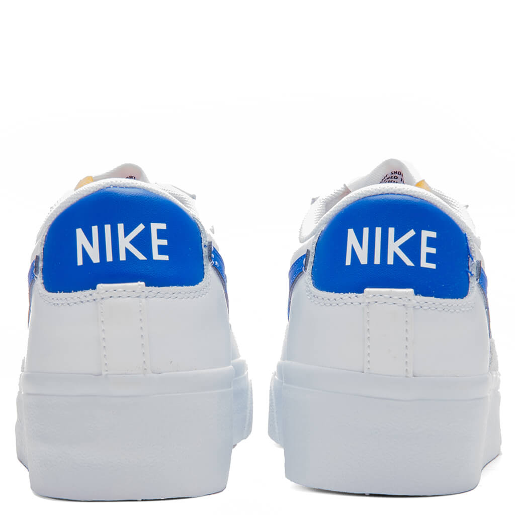 Women's Blazer Low Platform - White/Game Royal/Summit White