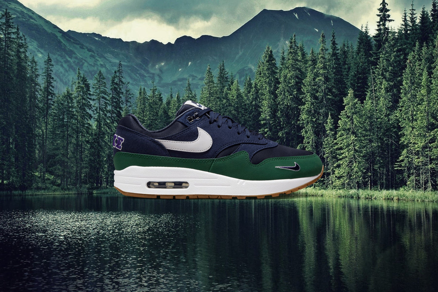Women's Air Max 1 '87 - Obsidian/White/Midnight Navy