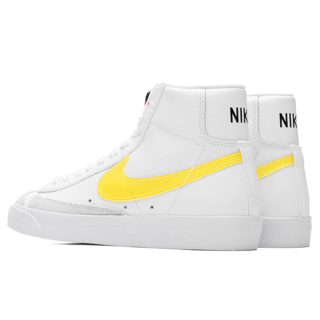 Women's Blazer Mid '77 Essential - White/Opti Yellow