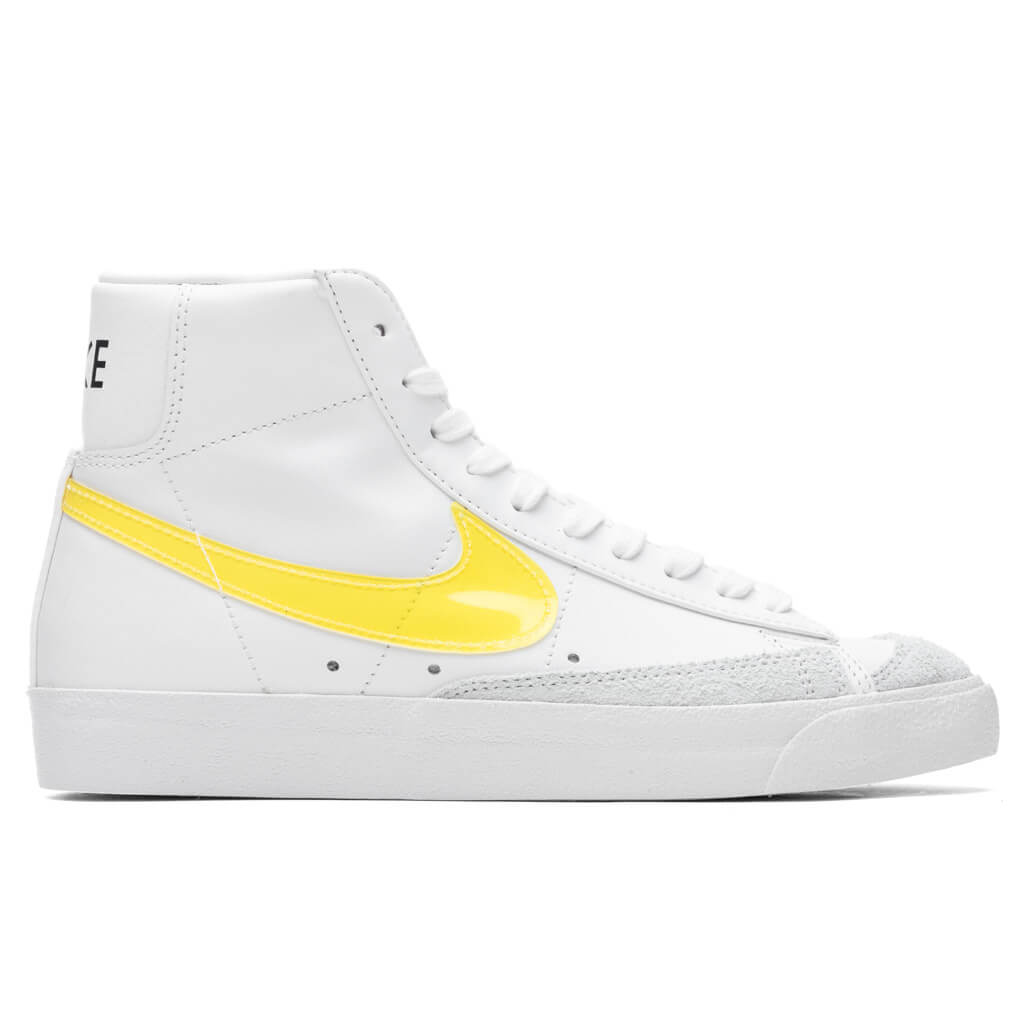 Women's Blazer Mid '77 Essential - White/Opti Yellow