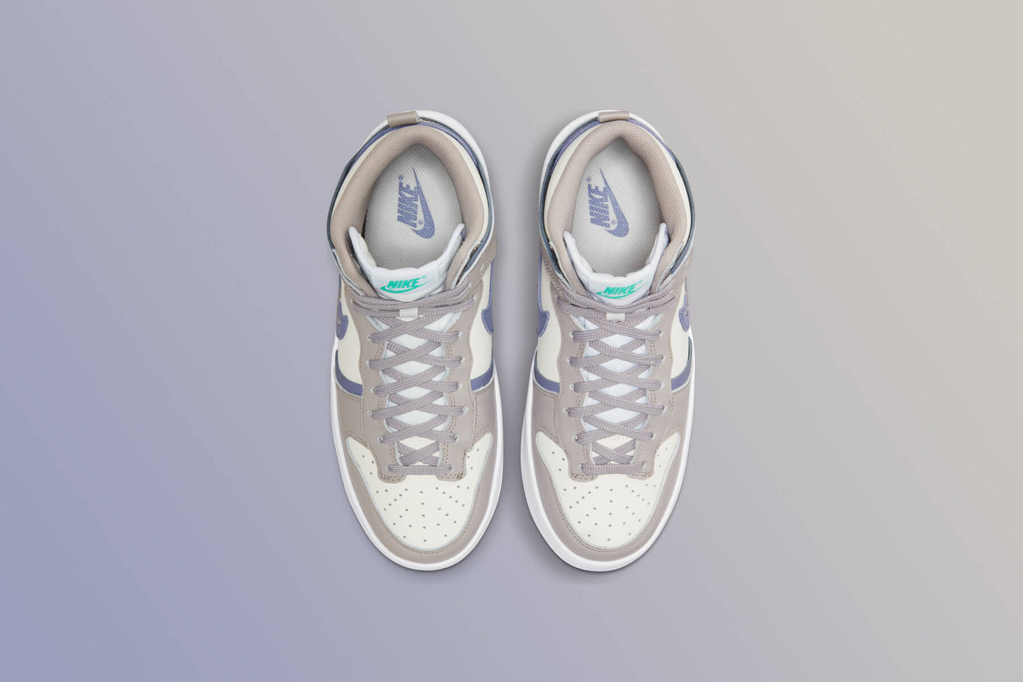 Women's Dunk High Rebel - Sail/Iron Purple