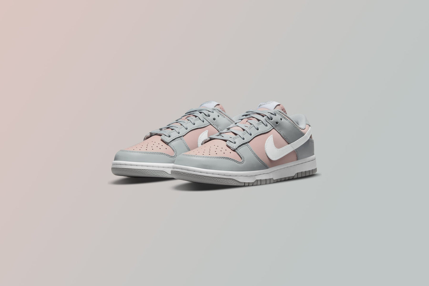 Women's Dunk Low - Pink Oxford/Metallic Silver