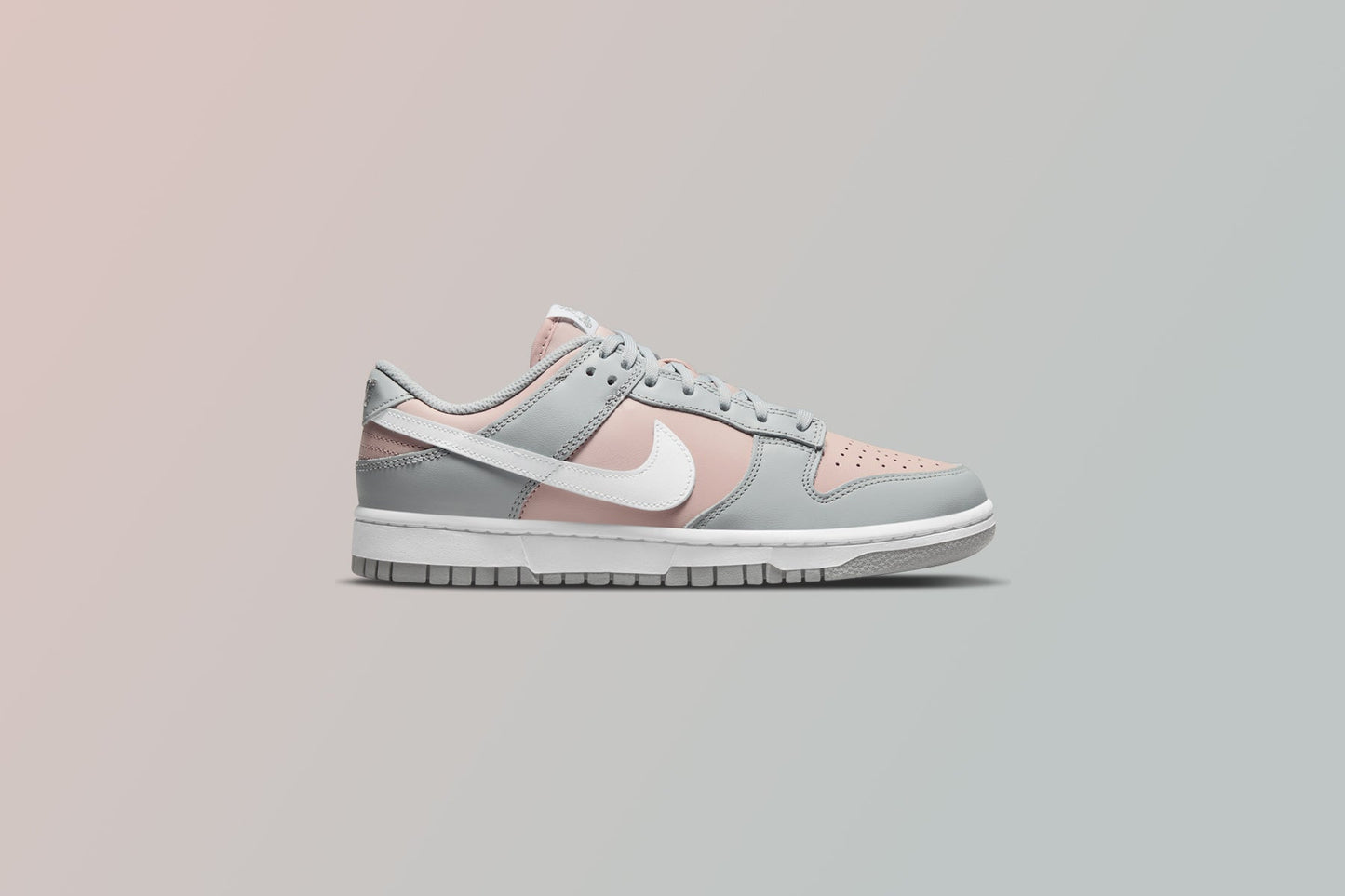 Women's Dunk Low - Pink Oxford/Metallic Silver