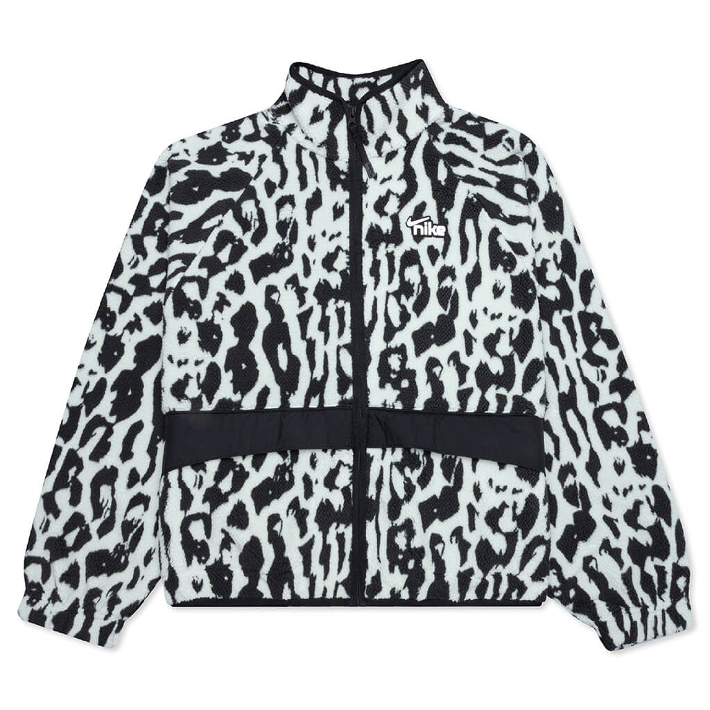 Women's Sportswear Sherpa Jacket - Dark Smoke Grey/Black