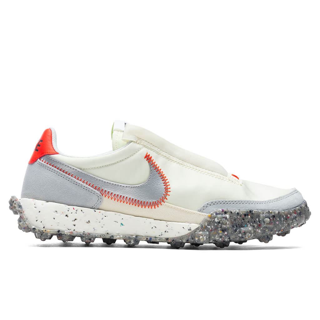 Women's Waffle Racer Crater - Coconut Milk/Metallic Silver
