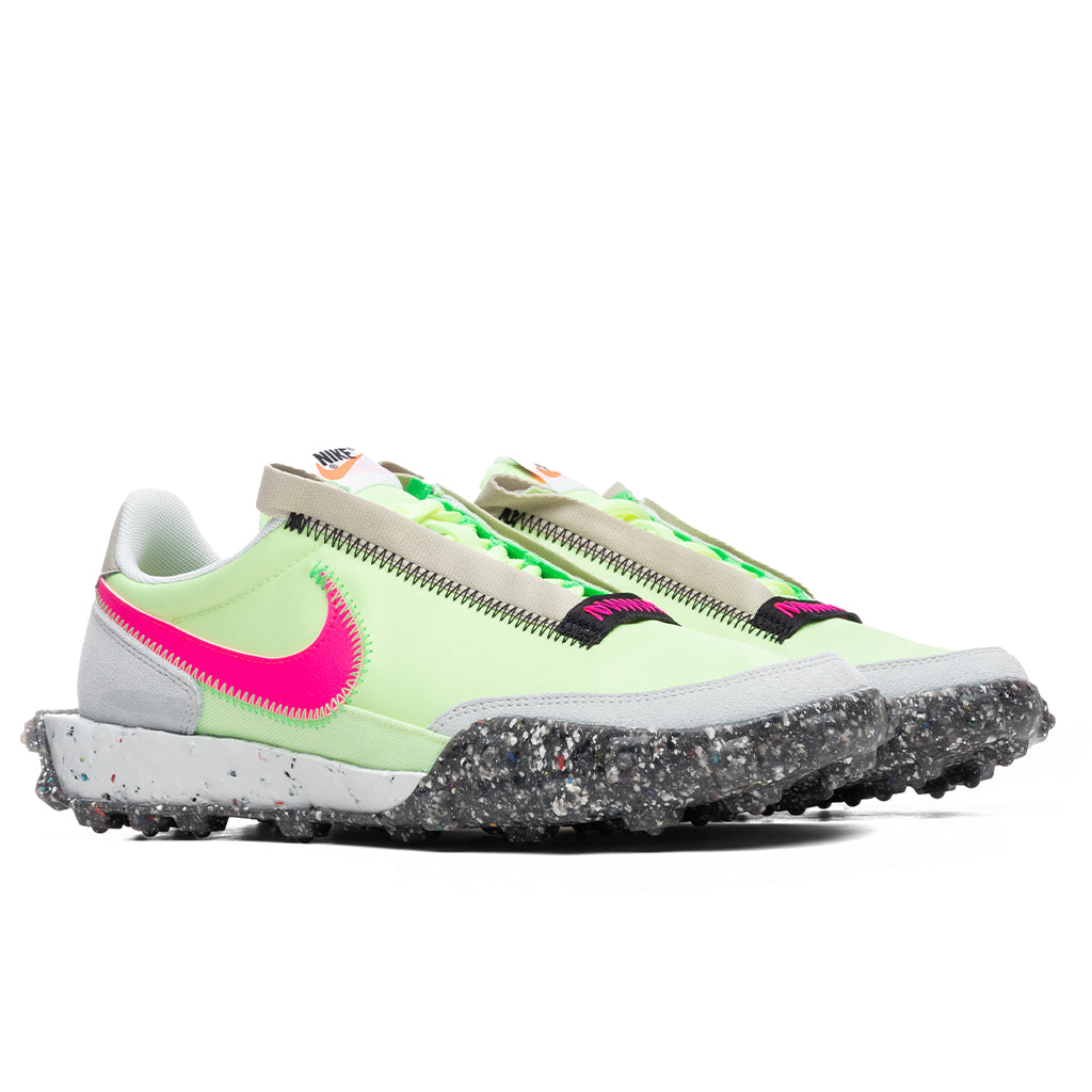 Women's Waffle Racer Crater - Barely Volt/Pink Blast