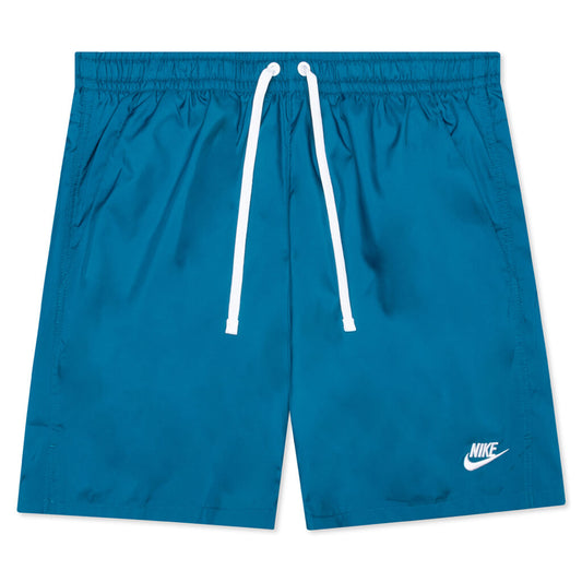 Woven Shorts - Green Abyss/White