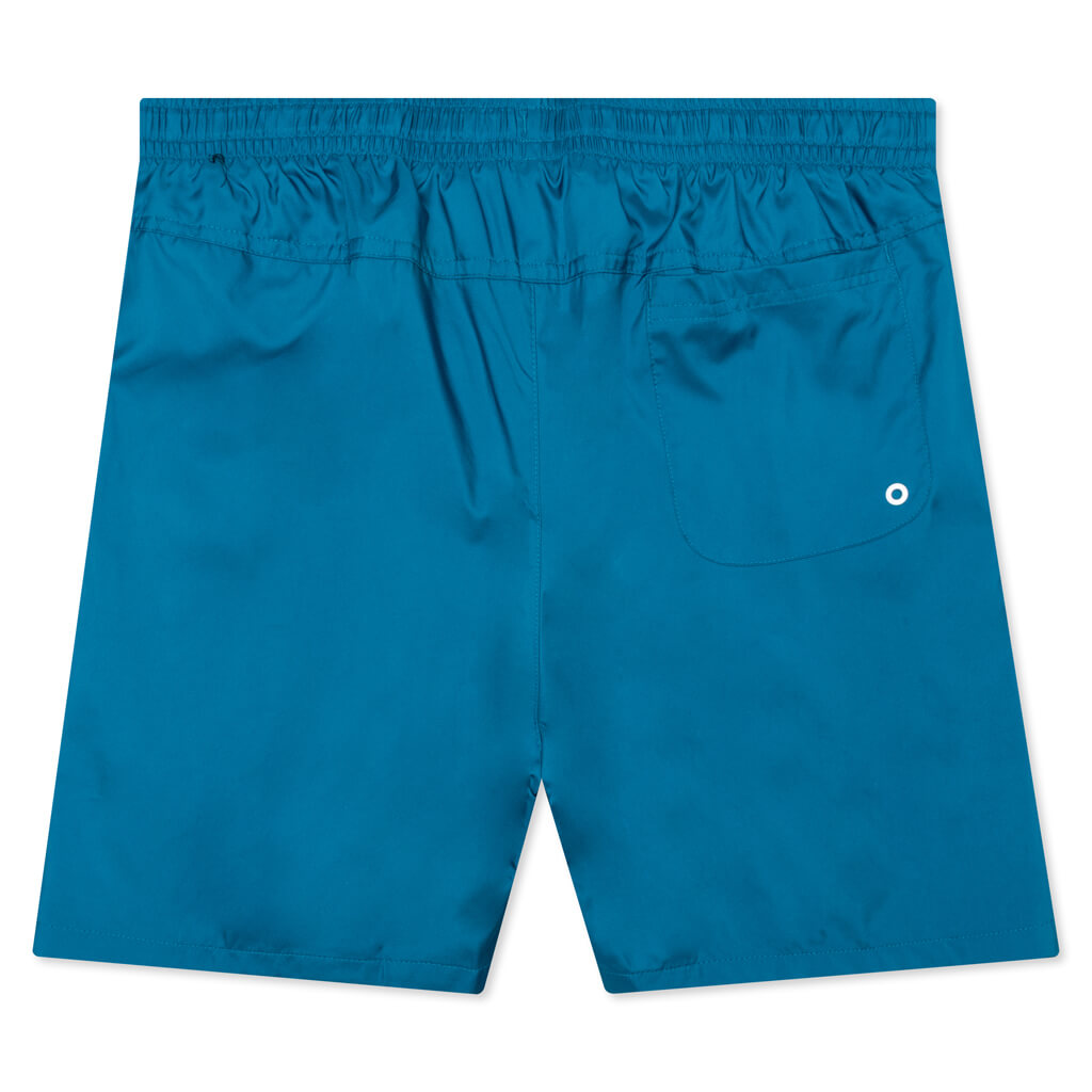 Woven Shorts - Green Abyss/White