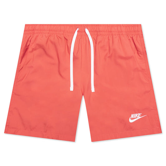 Woven Shorts - Magic Ember/White