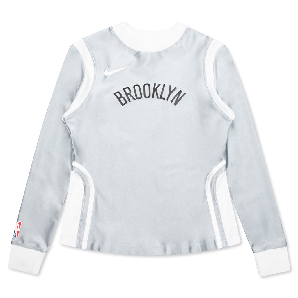 Nike x Ambush Brooklyn Nets Women's L/S Jersey - Light Smoke Grey