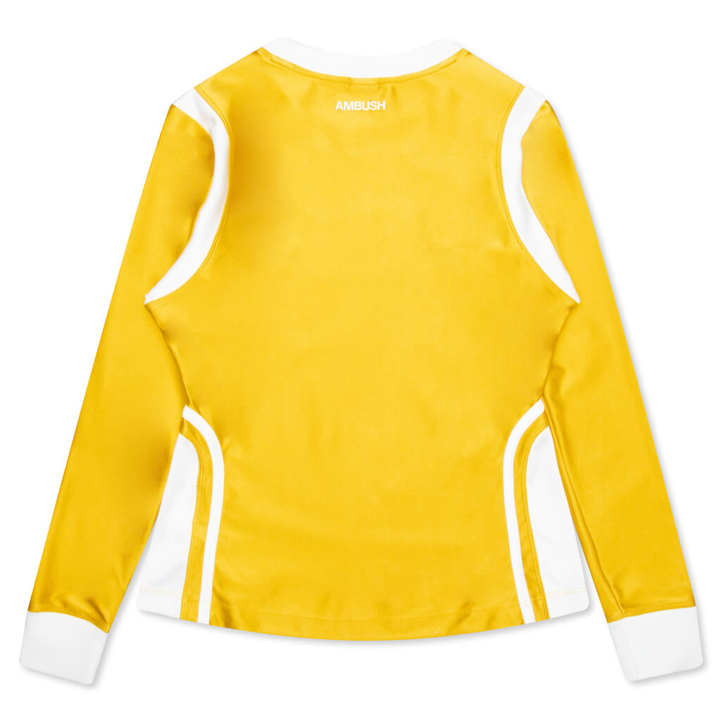 Nike x Ambush Los Angeles Lakers Women's L/S Jersey - Mineral Gold