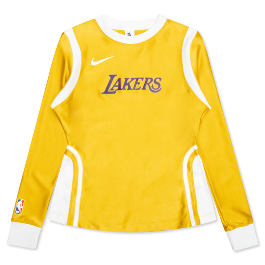 Nike x Ambush Los Angeles Lakers Women's L/S Jersey - Mineral Gold