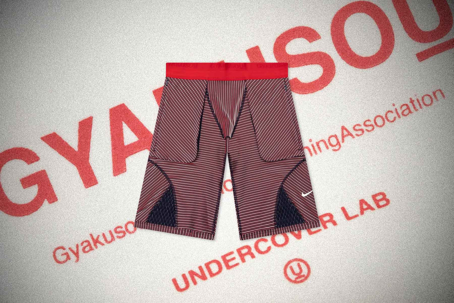 Nike x Gyakusou Men's Utility Shorts - Blackened Blue/University Red
