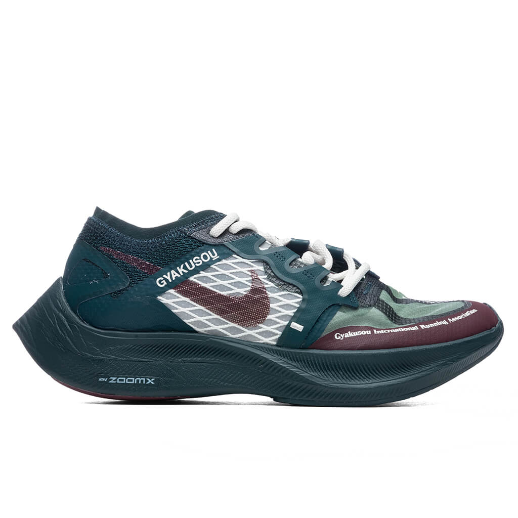 Nike x Gyakusou ZoomX Vaporfly Next% - Midnight Spruce/Deep Burgundy