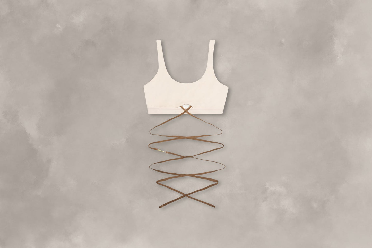 Nike x Jacquemus Women's Bra - Pearl White/Sail/Dark Driftwood