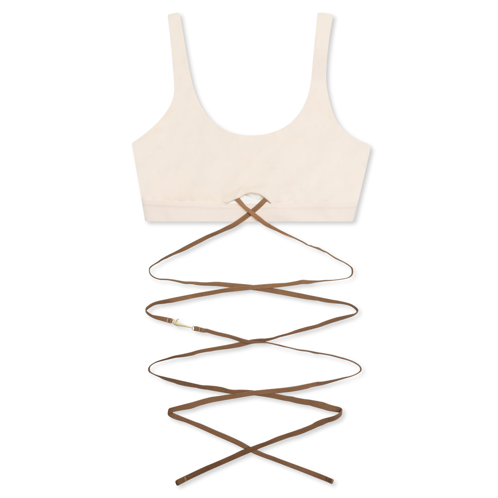 Nike x Jacquemus Women's Bra - Pearl White/Sail/Dark Driftwood