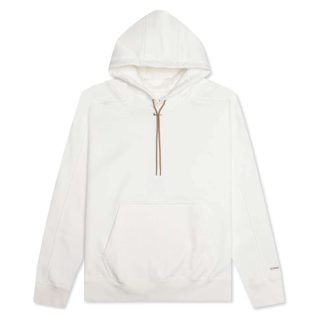 Nike x Jacquemus Women's Fleece Hoodie - Sail/Dark Driftwood
