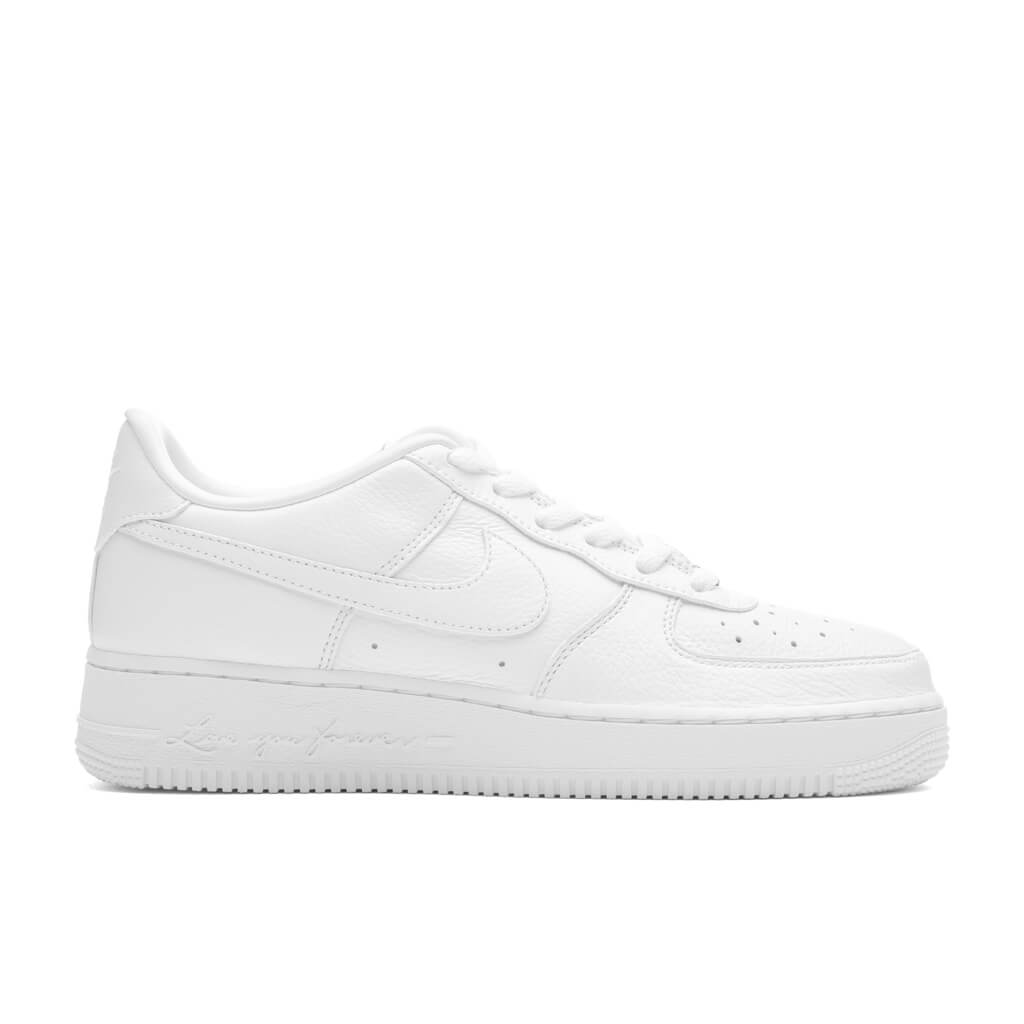 Nike x NOCTA Certified Lover Boy Air Force 1 Low (GS) - White/White