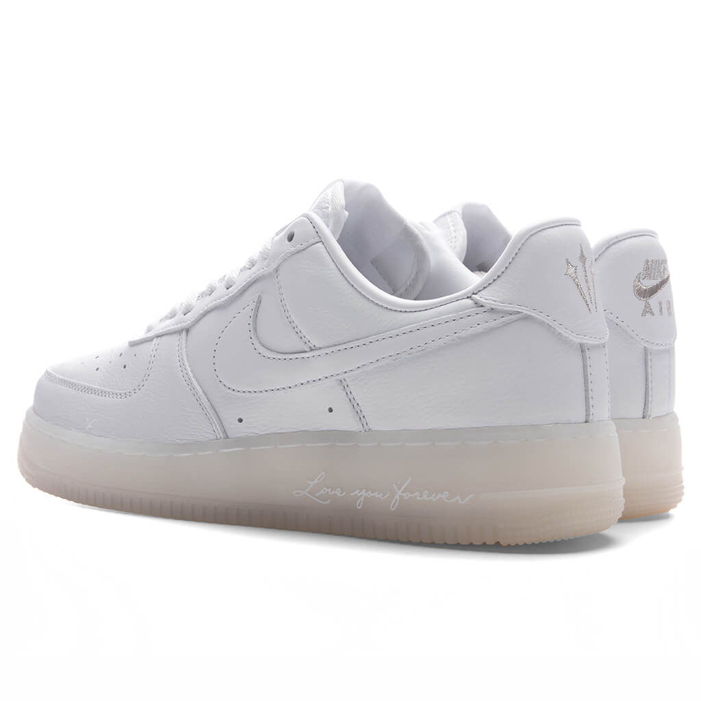Nike x NOCTA Certified Lover Boy Air Force 1 Low - White/Cobalt Tint/Metallic Silver