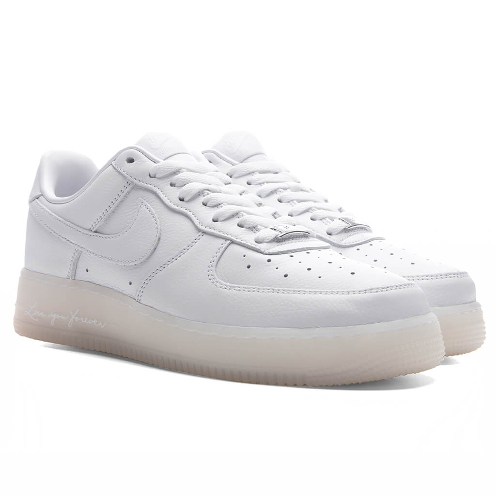 Nike x NOCTA Certified Lover Boy Air Force 1 Low - White/Cobalt Tint/Metallic Silver