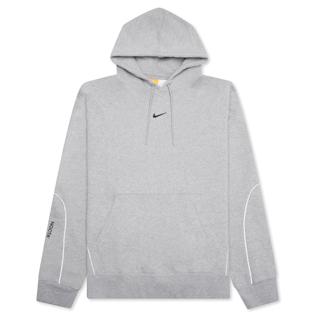 Nike x NOCTA Fleece CS Hoodie - Heather Grey/Matte Silver/Black