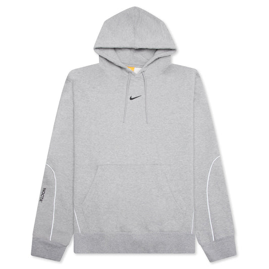 Nike x NOCTA Fleece CS Hoodie - Heather Grey/Matte Silver/Black
