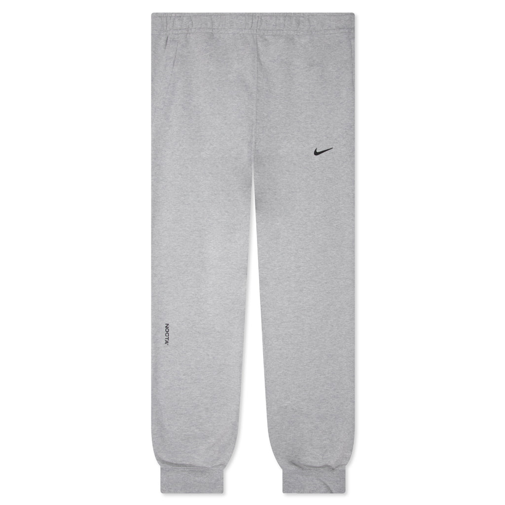 Nike x NOCTA Fleece CS Pants  - Heather Grey/Matte Silver/Black