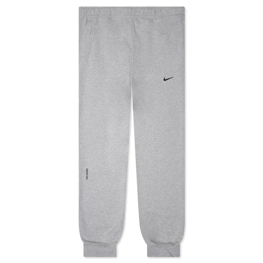 Nike x NOCTA Fleece CS Pants  - Heather Grey/Matte Silver/Black