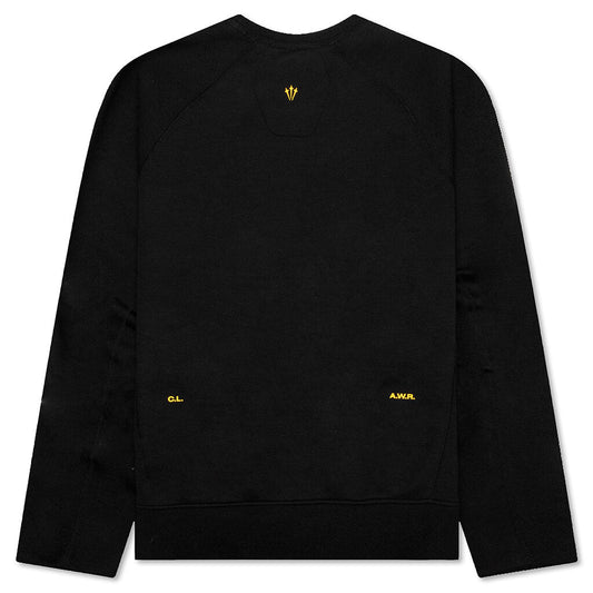Nike x NOCTA Tech Fleece Crew - Black/University Gold