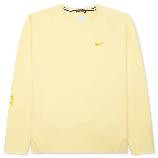 Nike x NOCTA Tech Fleece Crew - Citron Tint/Vivid Sulfur