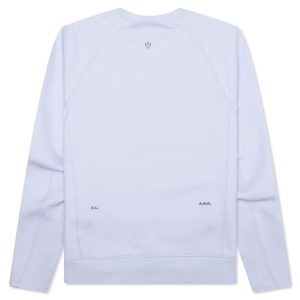 Nike x NOCTA Tech Fleece Crew - Palest Purple/Daybreak